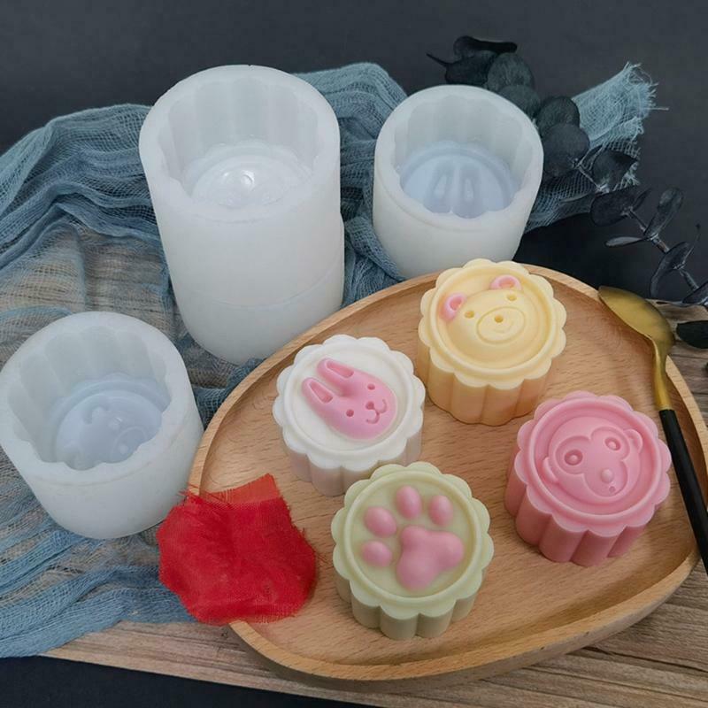 Ice Cream Silicone Mooncake Mold DIY Family Convenience Store Animal Shaped Mold - Fresh Stock Dated January 2026