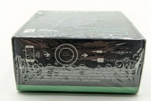 YunListen Audiocast BA10 Wireless Bluetooth 4.2 Car Audio Receiver Black - Fresh Stock Dated December 2025