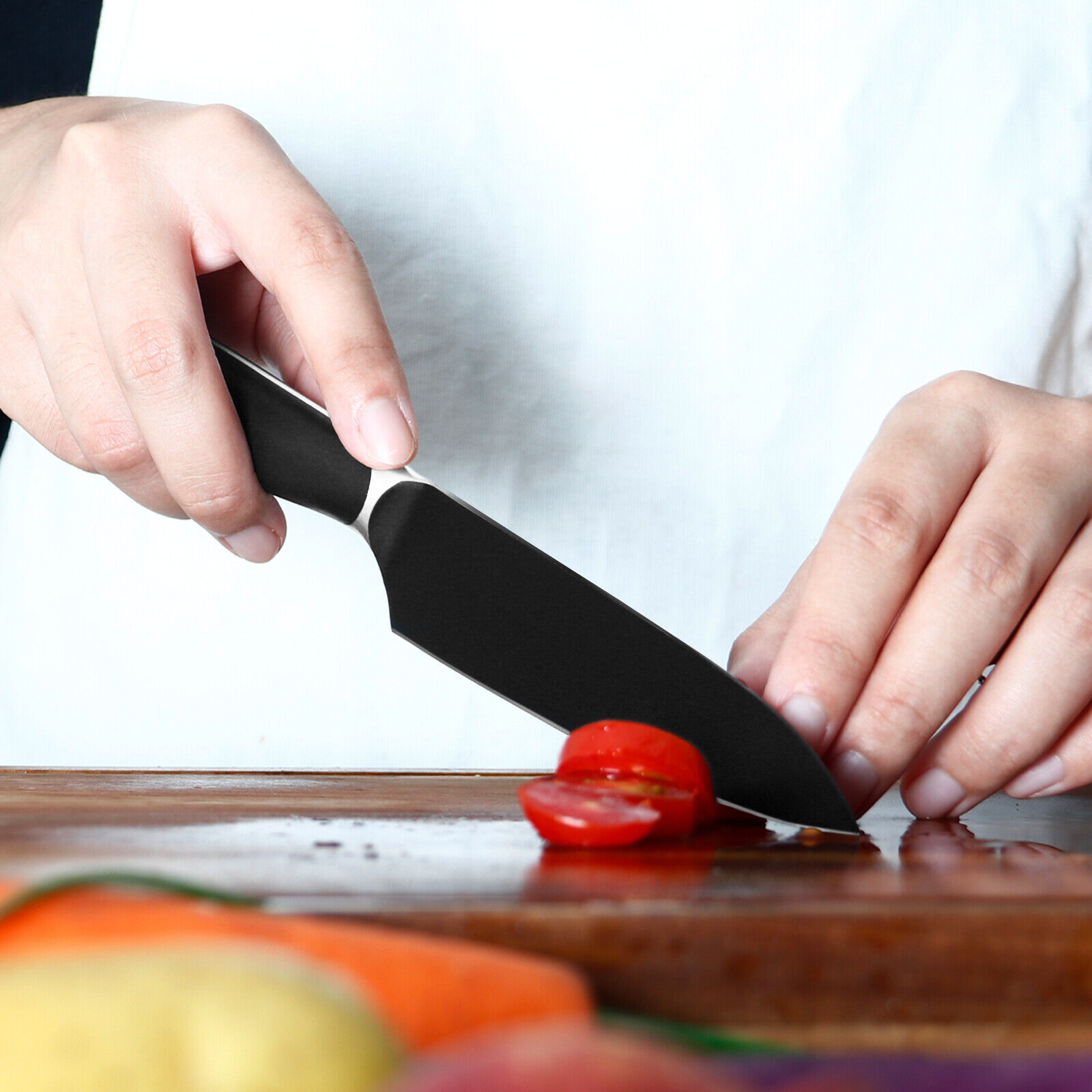 2Pcs Japanese Santoku Knife 7 inch Stainless Steel Forged Kitchen Chef Cutlery - Fresh Stock Dated February 2026