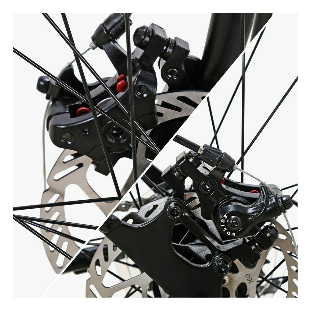 26'' Folding Mountain Bike Full Suspension Shimano 21Speed Foldable Bicycle Blue - Fresh Stock Dated December 2025