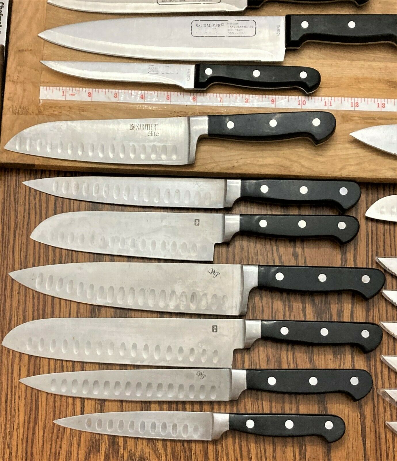 40 Kitchen Chef's Knives Sabatier Bachmayer Berghoff Jacques Debarr Buckingham - Fresh Stock Dated February 2026