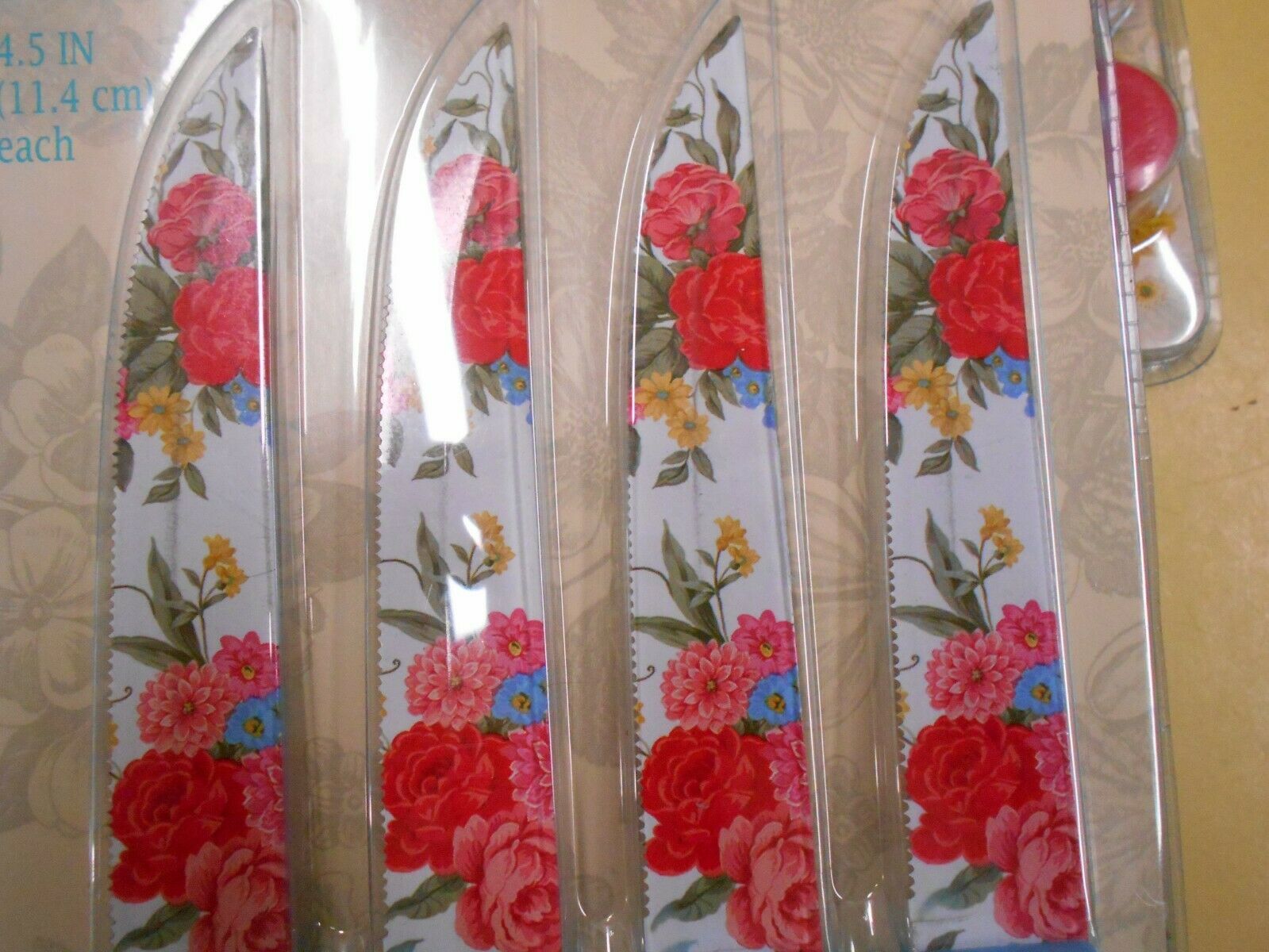 2 Pioneer Woman Floral Steak Knife Sets of 4 Knives NIP 2020 retired - Fresh Stock Dated February 2026