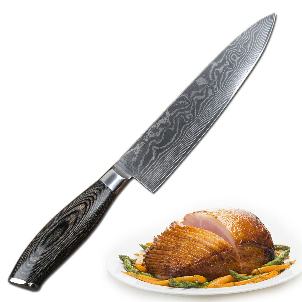 Yarenh Chef Knife 8 inch,Japanese Damascus Steel Kitchen Knives,Sharp Blade - Fresh Stock Dated January 2026