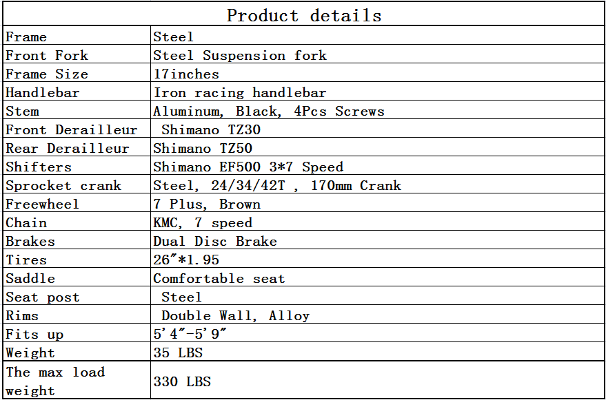 26'' Folding Mountain Bike Full Suspension Shimano 21Speed Foldable Bicycle Blue - Fresh Stock Dated December 2025