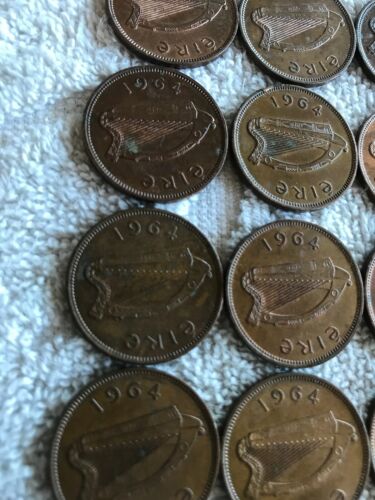 Lot Of 26 Irish Lucky Half-pennies 1964 - Fresh Stock Dated December 2025