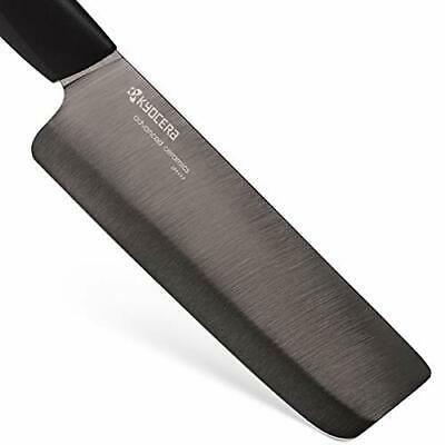 Kyocera Revolution Nakiri Ceramic Knife 6-inch Vegetable Cleaver Black - Fresh Stock Dated January 2026