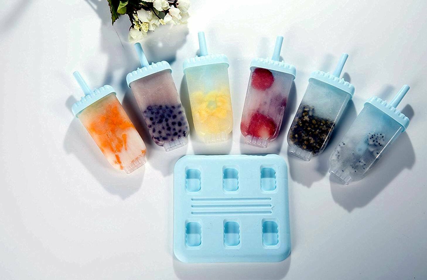 Popsicle Molds silicone Ice Pop Mold BPA Reusable Easy Release Ice Pop Maker USA - Fresh Stock Dated February 2026