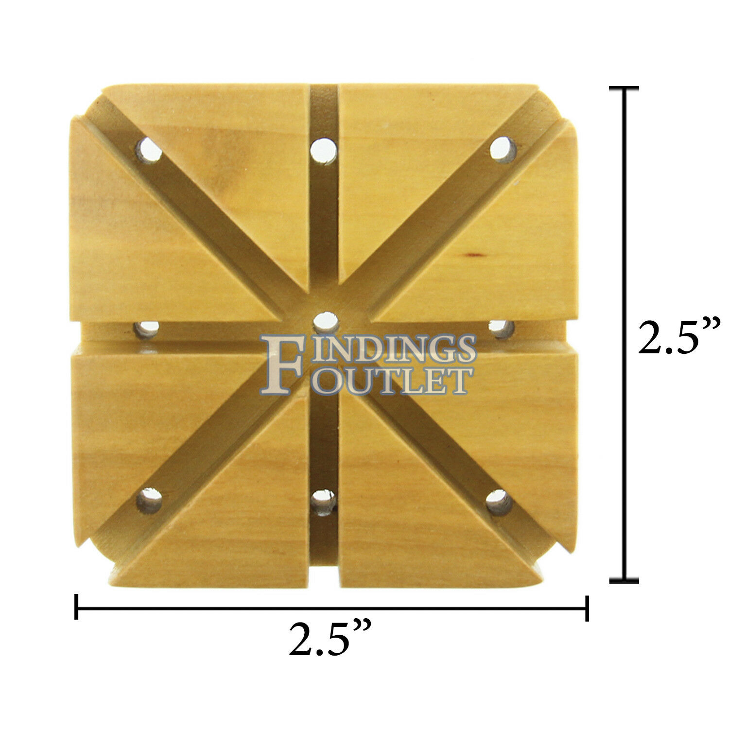 Hardwood Watch Band Holder For Removing Links Pins Or Screws Easy Solid Wood - Fresh Stock Dated December 2025