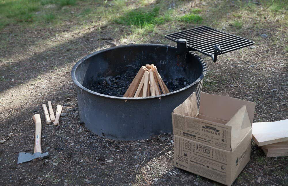 Kiln-Dried Cedar Kindling – Medium Hearth Box, Perfect for Fireplaces & Camping - Fresh Stock Dated January 2026