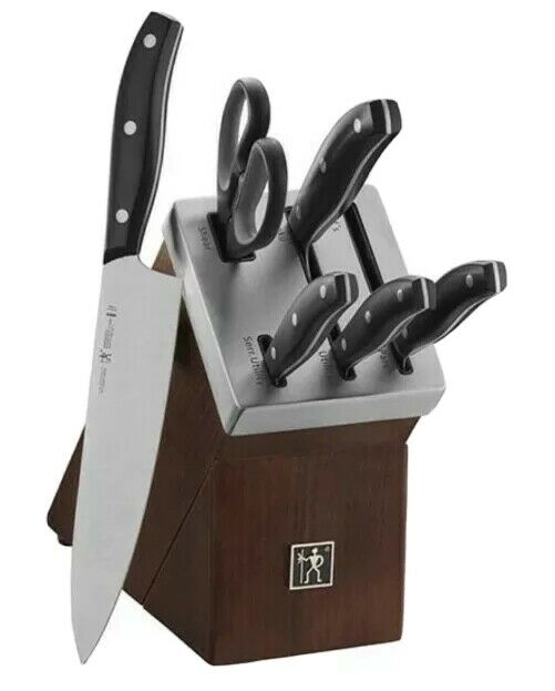 J.A. Henckels International 7-Piece Self-Sharpening Knife Block Set-NEW OPEN BOX - Fresh Stock Dated January 2026