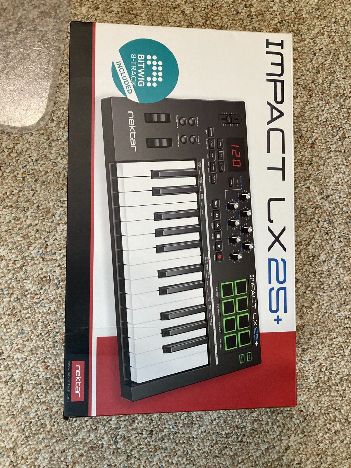 Nektar Impact LX25+ 25-Key MIDI Controller Keyboard - Fresh Stock Dated December 2025