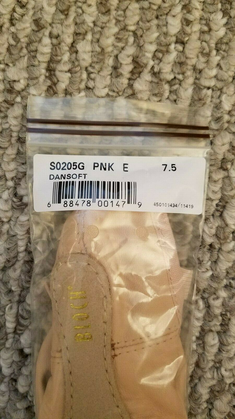 Bloch Toddler Little Kid Ballet flats 7.5 E (S0205G) - Dansoft/Pink NWT/UNUSED - Fresh Stock Dated December 2025