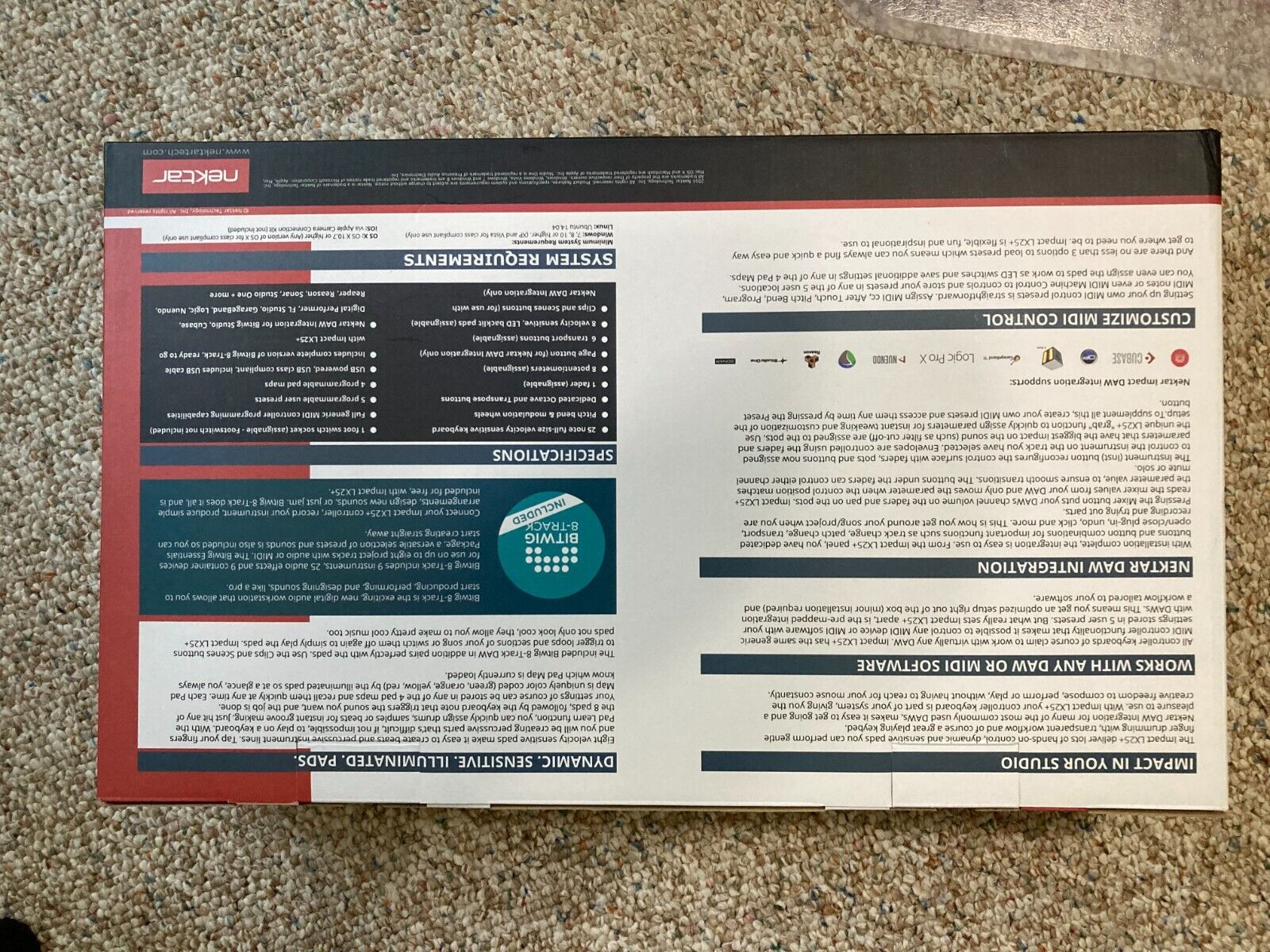 Nektar Impact LX25+ 25-Key MIDI Controller Keyboard - Fresh Stock Dated December 2025