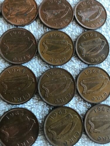Lot Of 26 Irish Lucky Half-pennies 1964 - Fresh Stock Dated December 2025