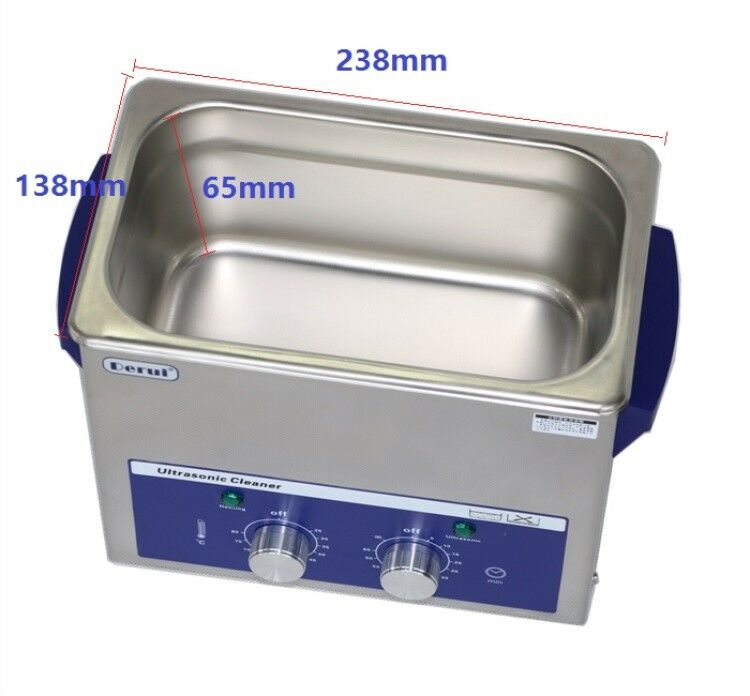 3L Timer Heated Ultrasonic Jewelry Watches Rings Cleaner 120W Wash Bath DR-MH30 - Fresh Stock Dated December 2025