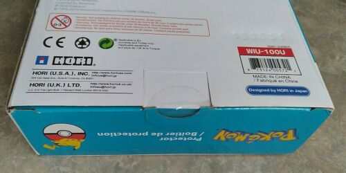 Nintendo Wii U Pokemon HORI POKEBALL GAMEPAD PROTECTOR SHELL COVER PLASTIC CASE - Fresh Stock Dated February 2026