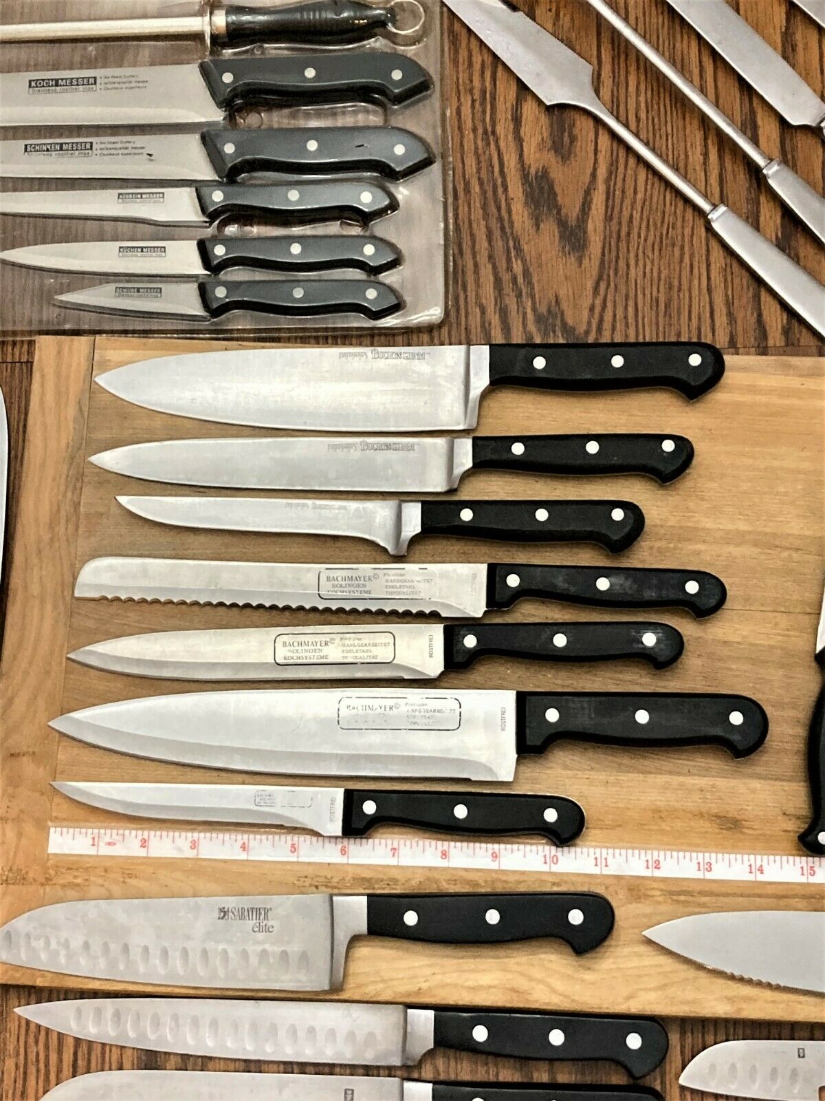 40 Kitchen Chef's Knives Sabatier Bachmayer Berghoff Jacques Debarr Buckingham - Fresh Stock Dated February 2026