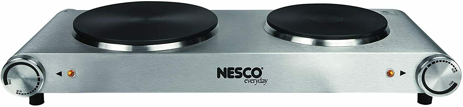 Used Nesco DB-02 food warmer Double Burner - Fresh Stock Dated February 2026