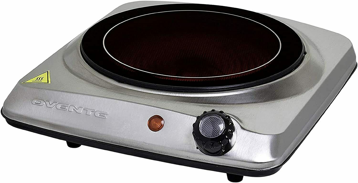 Ovente Hot Plate Electric Countertop Infrared Stove BGI Series - Fresh Stock Dated January 2026