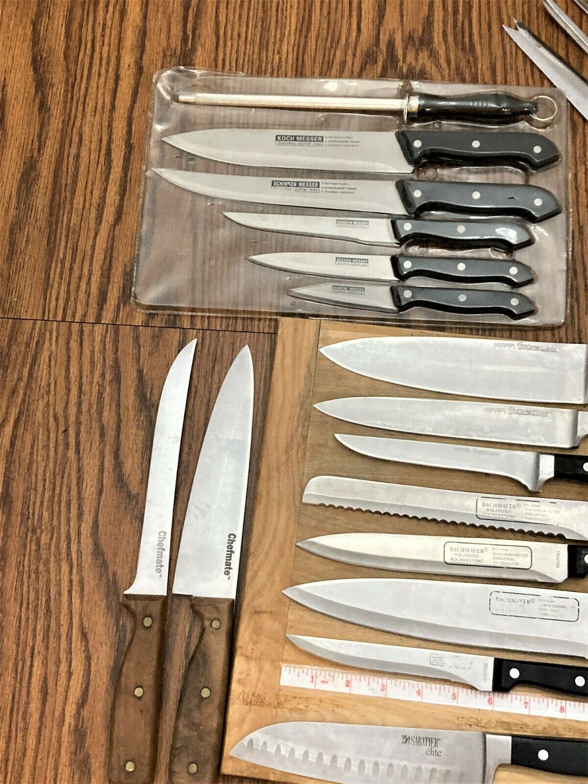 40 Kitchen Chef's Knives Sabatier Bachmayer Berghoff Jacques Debarr Buckingham - Fresh Stock Dated February 2026