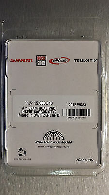 SRAM Brake Pad Insert for use with Carbon Rim (Swisstop Yellow King Flash Pro) - Fresh Stock Dated December 2025