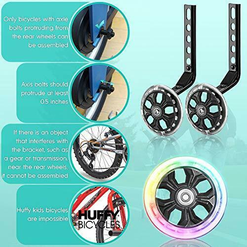 INTRAGYM Training Wheels with Spare for 12 14 16 18 20 Inch Kids Bike Heavy-D... - Fresh Stock Dated January 2026