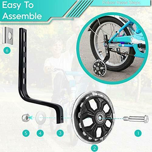 INTRAGYM Training Wheels with Spare for 12 14 16 18 20 Inch Kids Bike Heavy-D... - Fresh Stock Dated January 2026