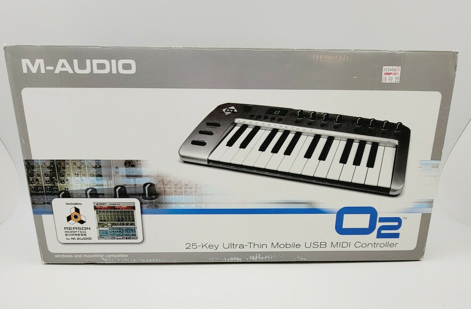 M-Audio O2 25-Key Ultra-Thin Mobile USB MIDI Controller in Original Box - Fresh Stock Dated December 2025