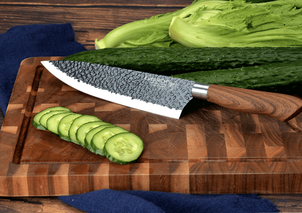 Set Stainless Steel Chef Handmade Knife of 6 pcs Kitchen Knives Scissors Peeler - Fresh Stock Dated January 2026