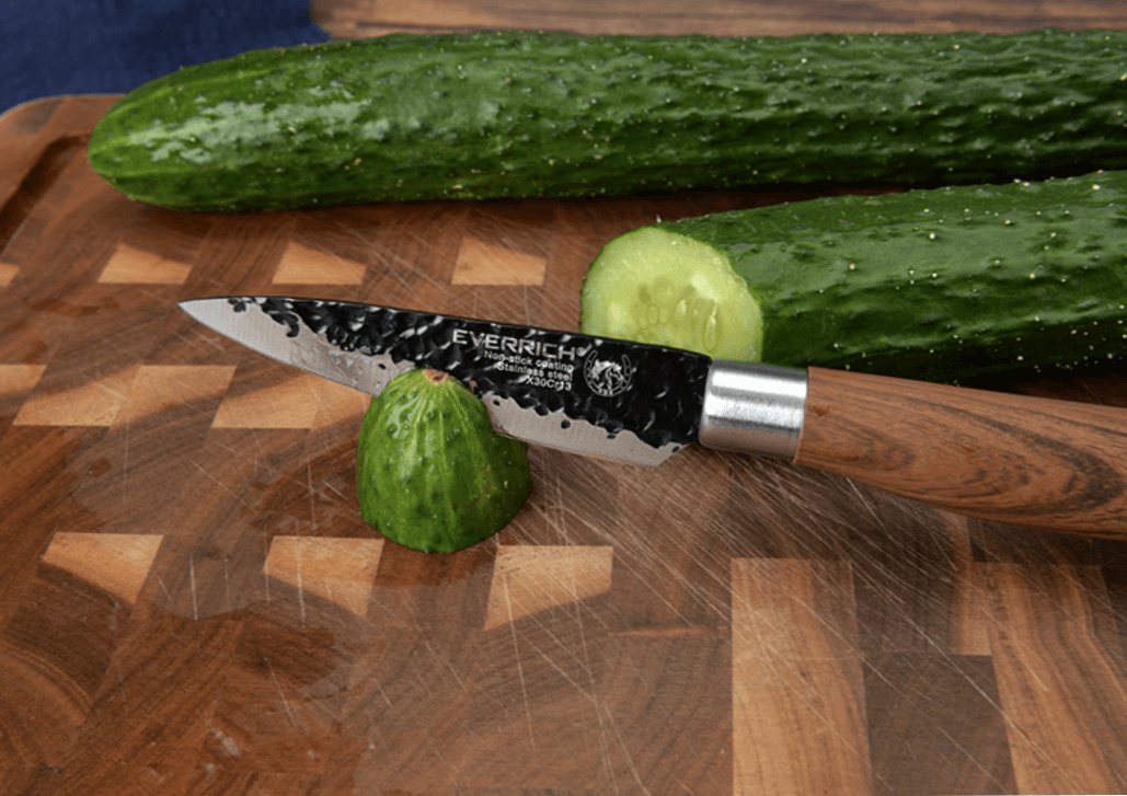 Set Stainless Steel Chef Handmade Knife of 6 pcs Kitchen Knives Scissors Peeler - Fresh Stock Dated January 2026