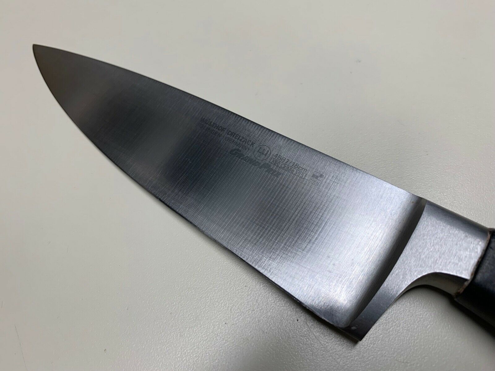 WUSTHOF GRAND PRIX 4587 / 18 CHEF KNIFE NICE CONDITION SOLINGEN GERMANY - Fresh Stock Dated January 2026