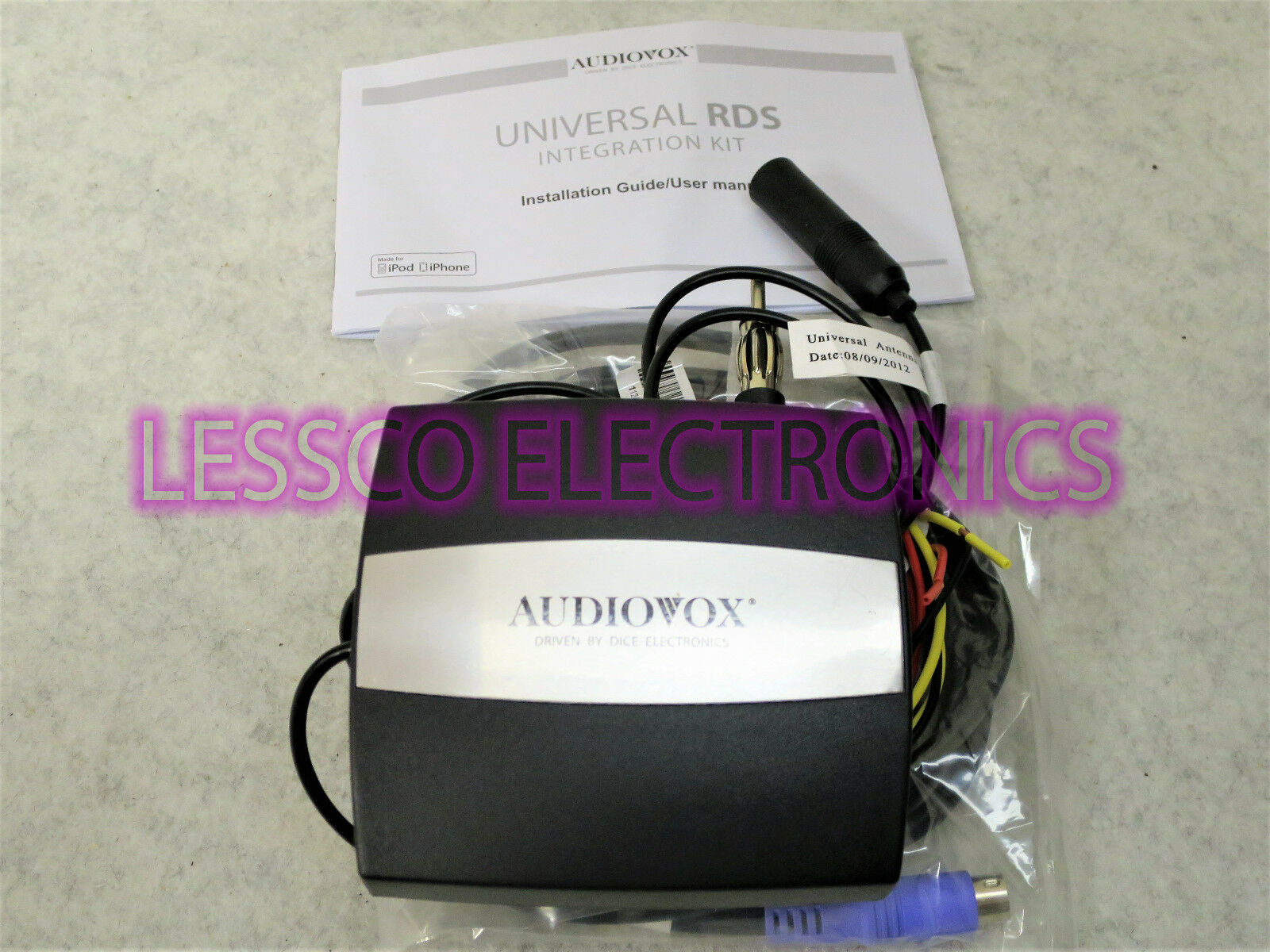 Audiovox AUNI-150-PRO Universal iOS Integration Kit w/Siri Voice Control - Fresh Stock Dated December 2025