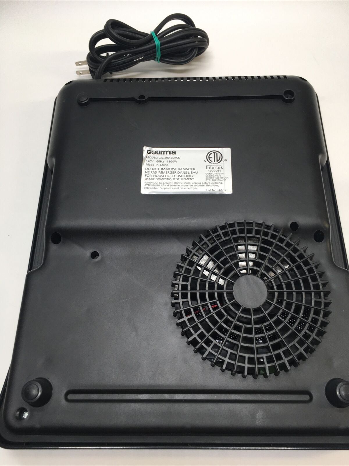 Gourmia GIC200 Multifunction Digital Portable 1800W Countertop Induction Stove - Fresh Stock Dated February 2026