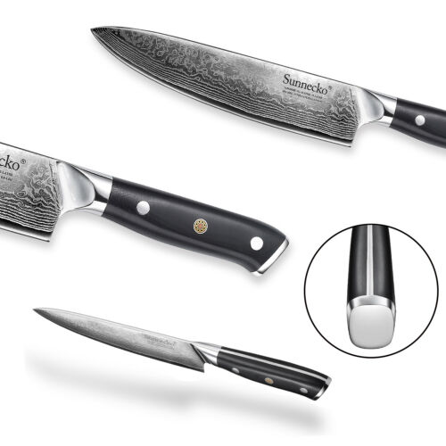 Chef Knife Pro Kitchen Knife 8 Inch Chef's Knives VG10 Damascus Steel G10 Handle - Fresh Stock Dated January 2026