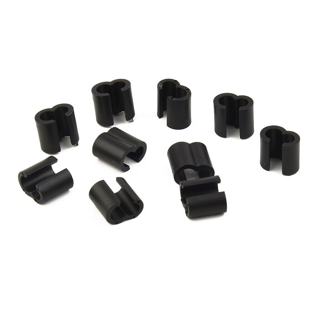 MTB Road Bike Hydraulic Disc Brake Shift Cable Guide Hose Frame Fixture Kit X10 - Fresh Stock Dated December 2025