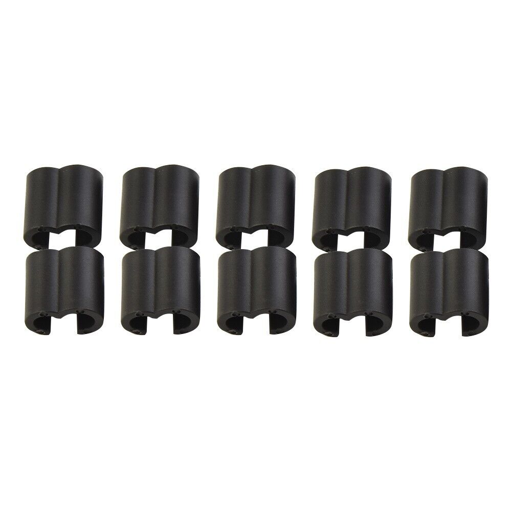 MTB Road Bike Hydraulic Disc Brake Shift Cable Guide Hose Frame Fixture Kit X10 - Fresh Stock Dated December 2025