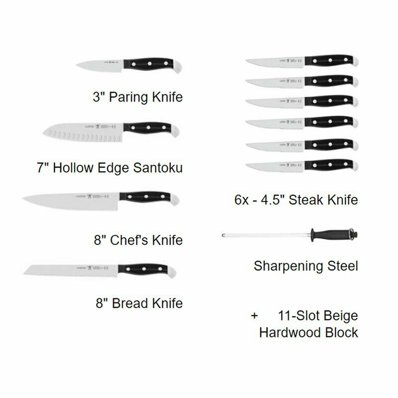 Henckels Statement #35309-000 12 Piece Knife Block Set, Brand New - Fresh Stock Dated January 2026