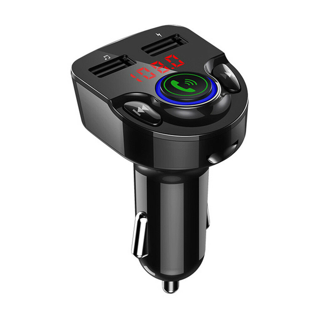 1.44Inch LCD Bluetooth Car MP3 Player Wireless FM Transmitter Car Charger Remote - Fresh Stock Dated December 2025