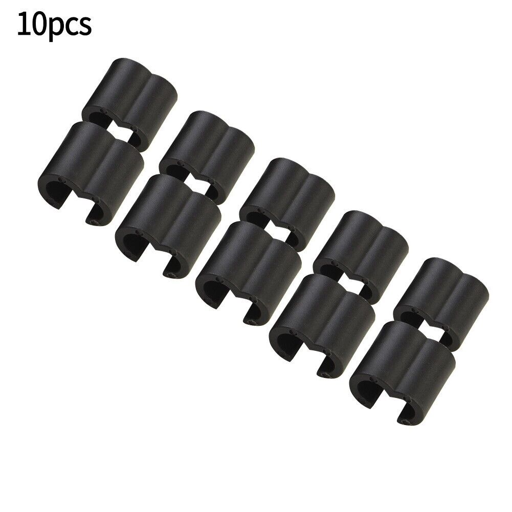 MTB Road Bike Hydraulic Disc Brake Shift Cable Guide Hose Frame Fixture Kit X10 - Fresh Stock Dated December 2025