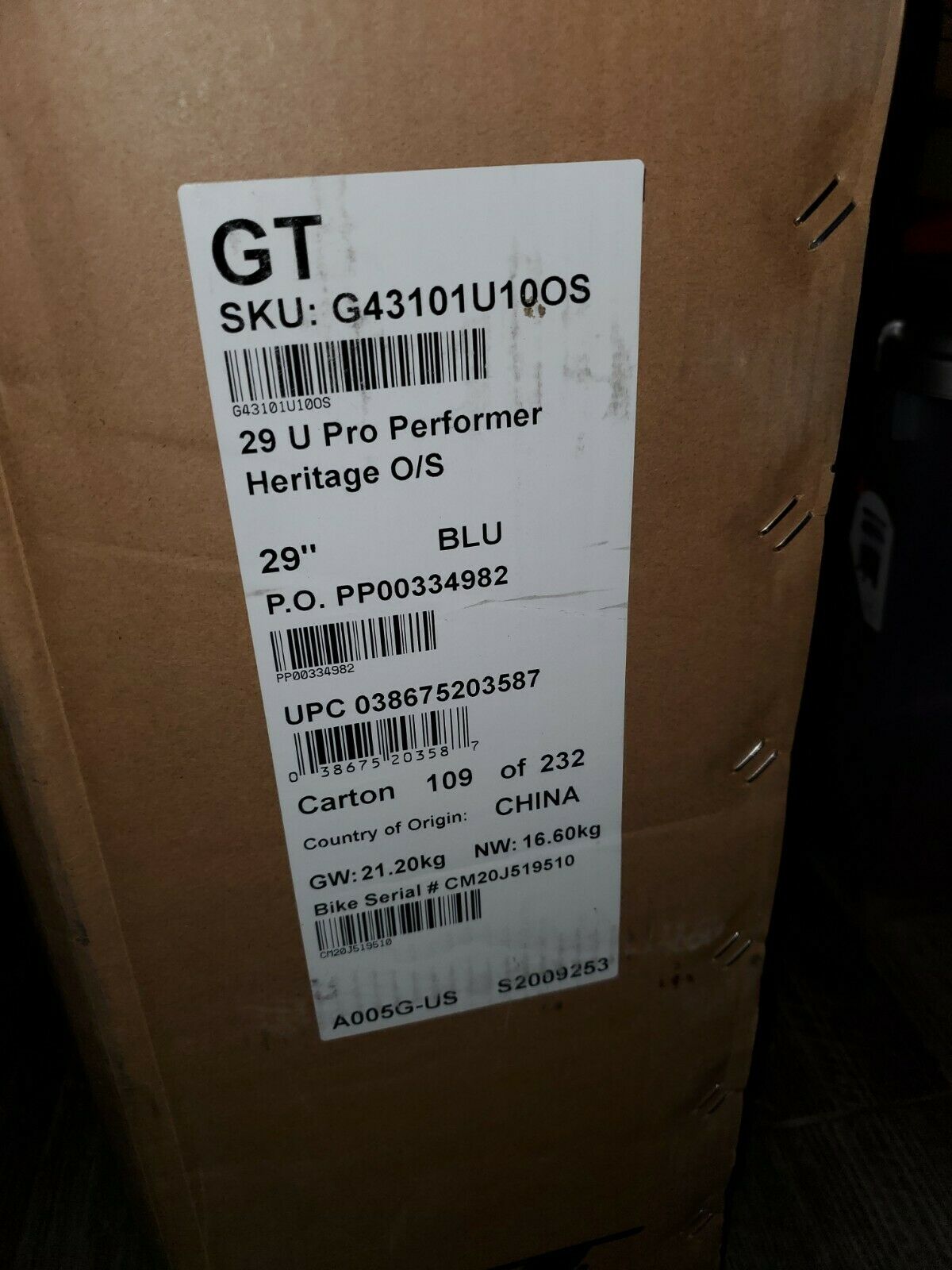 2021 GT Pro Performer World Tour 86 Tribute 29 BMX Bike old school READY TO SHIP - Fresh Stock Dated December 2025