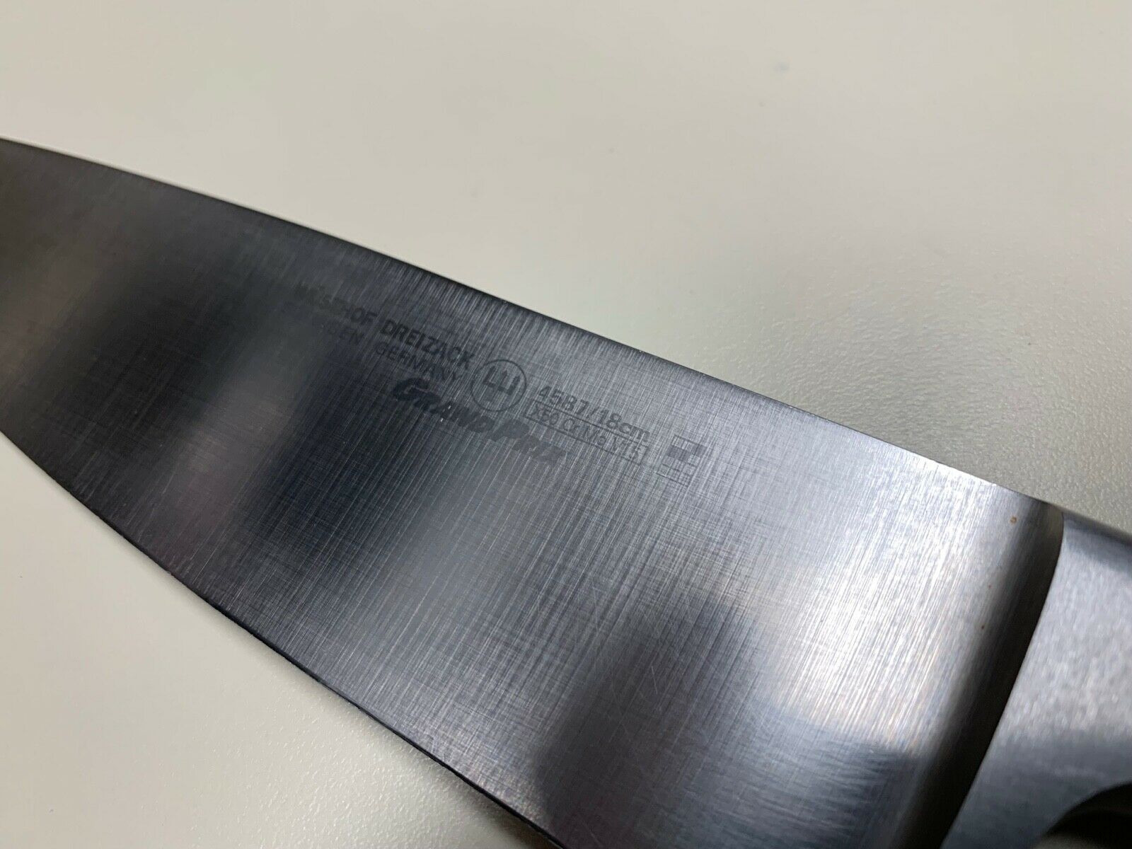 WUSTHOF GRAND PRIX 4587 / 18 CHEF KNIFE NICE CONDITION SOLINGEN GERMANY - Fresh Stock Dated January 2026