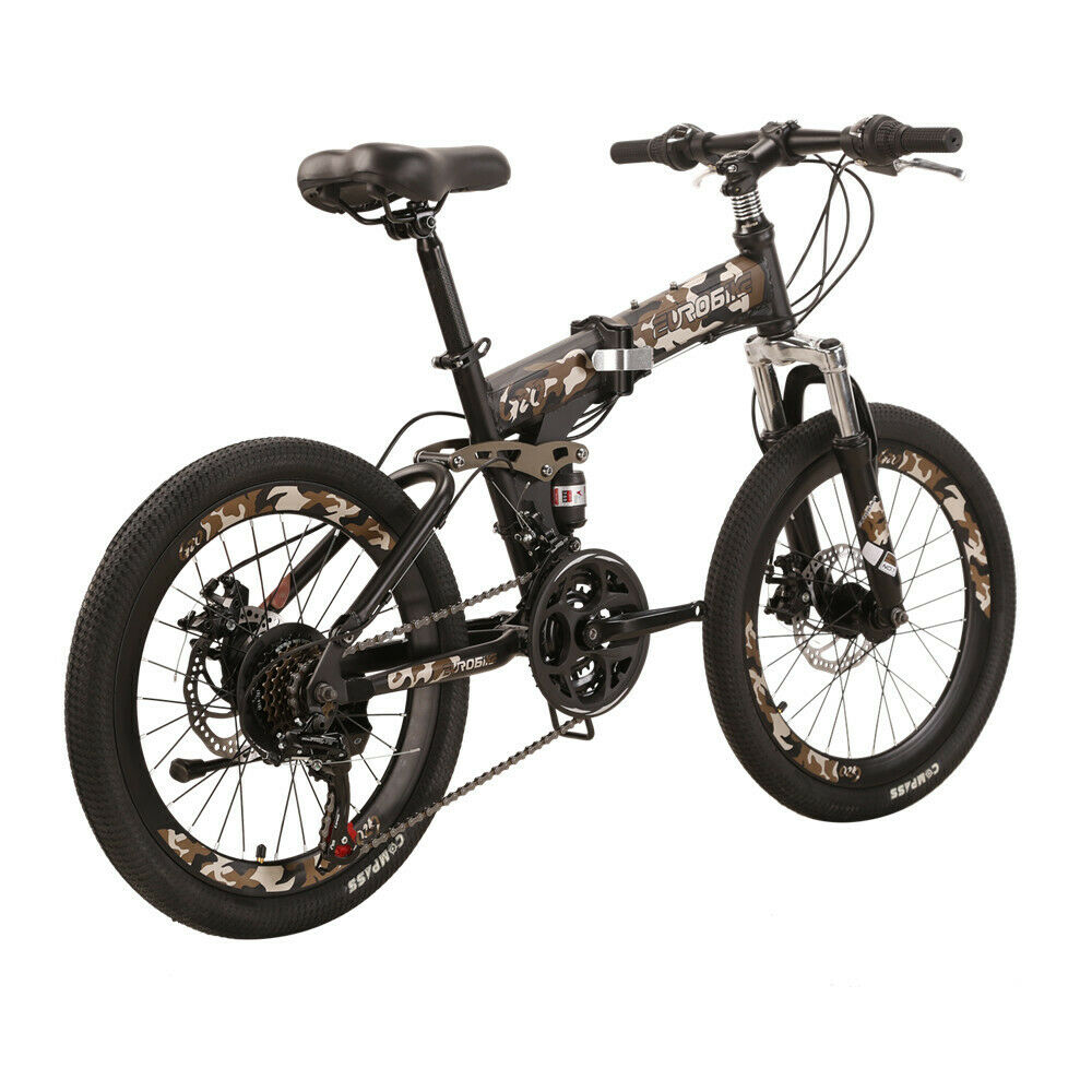 Eurobike G20 Suspension Folding Bike 20 Muti Spoke Wheel 18 Speed Youth Bicycle - Fresh Stock Dated January 2026