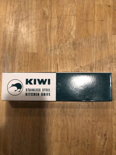 12 Pcs KIWI Knife Stainless Steel Wood Handle # 501 - Fresh Stock Dated January 2026