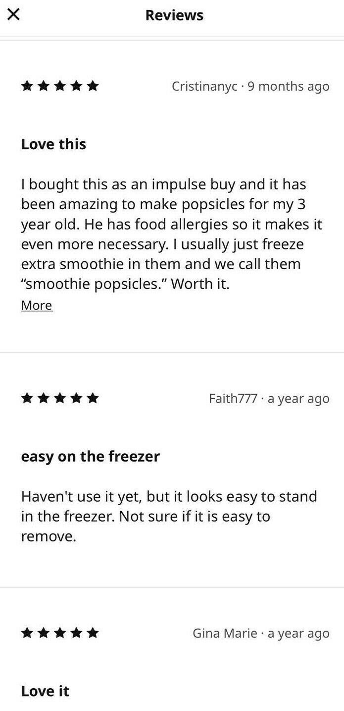 Ikea Chosigt Ice Pop Popsicle Maker Mold  Frozen Fruit  Juice Smoothie NO BPA - Fresh Stock Dated February 2026