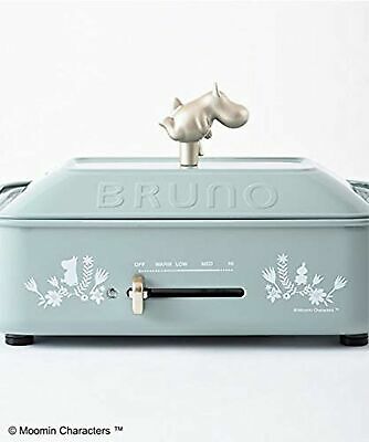 BRUNO Compact Hot Plate BOE059-BGR (Moomin) Japan Domestic AC:100 - Fresh Stock Dated February 2026