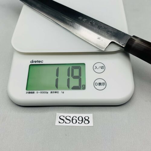 Left Handed <Sharpened> Japanese Chef's Kitchen Knife 宗丹 Sashimi 205/345 SS698 - Fresh Stock Dated January 2026