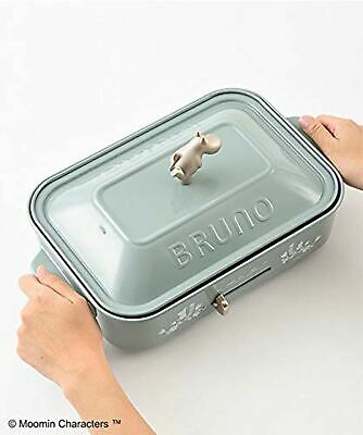 BRUNO Compact Hot Plate BOE059-BGR (Moomin) Japan Domestic AC:100 - Fresh Stock Dated February 2026