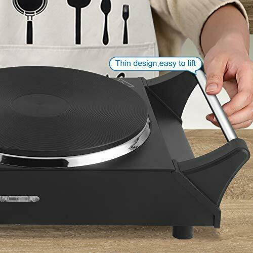 Techwood Hot Plate Electric Single Burner 1800W Portable Burner for Cooking - Fresh Stock Dated February 2026