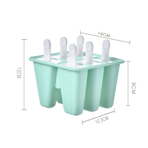 Silicone Ice Cream Mold Frozen Ice Lolly Maker Mould Tray DIY Juice Popsicle - Fresh Stock Dated February 2026