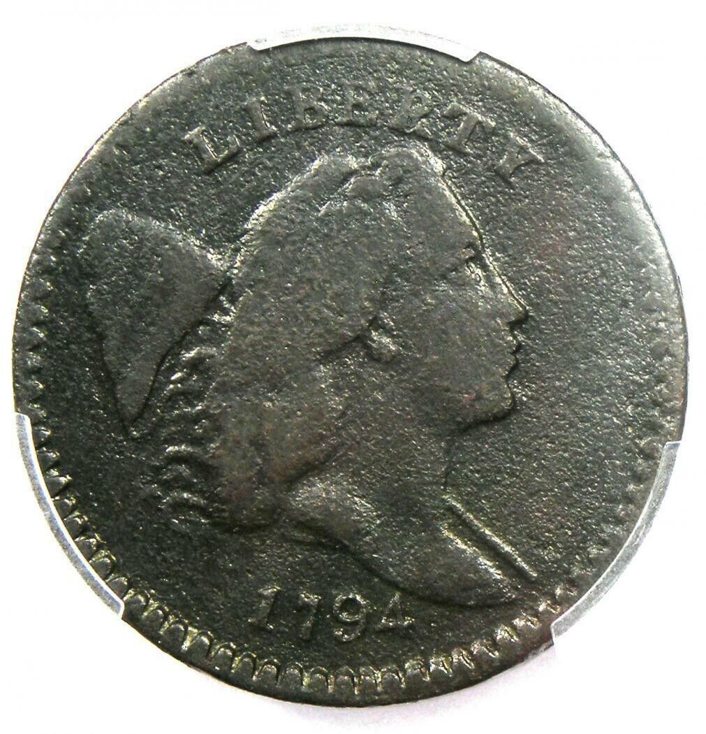 1794 Liberty Cap HALF CENT *PCGS Fine* C-7, 35-50 Known *FAST FREE SHIPPING!!! - Fresh Stock Dated December 2025